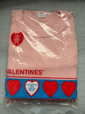 Ladies Long Sleeve Thermal Top - Pink